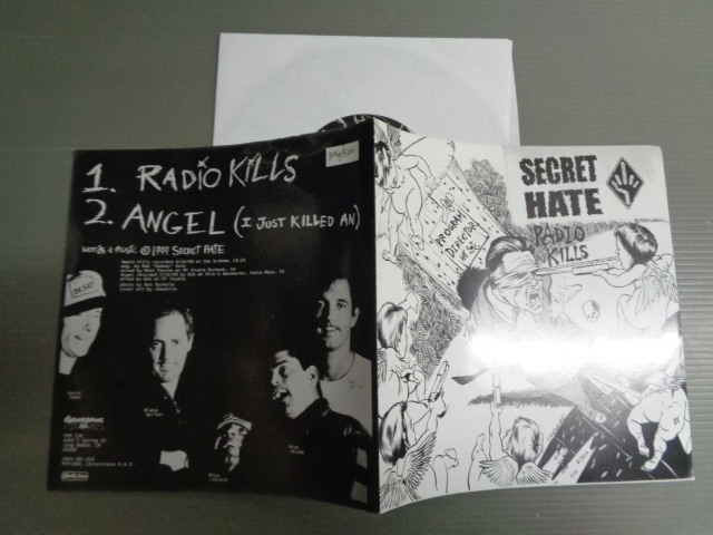 SECRET HATE/RADIO KILLS★シングル　　Limited Edition. Numbered　346/500_画像2