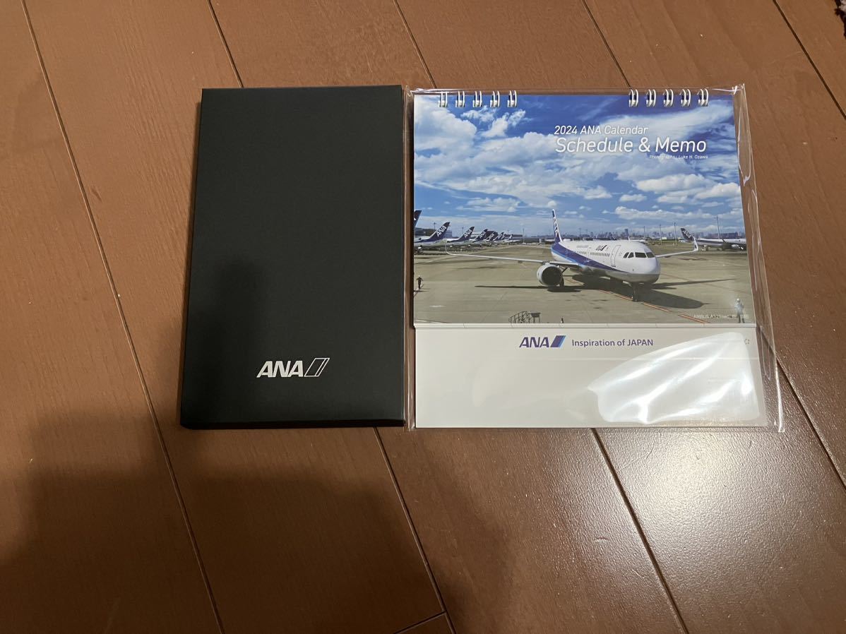 ANA☆2024年　手帳＆卓上カレンダー&レフィル ☆スーパーフライヤーズ　Paul Stuartコラボ_画像1