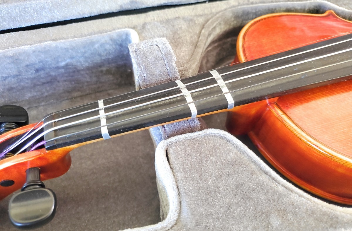 X003 Pygmalius ピグリマウス S-012 1/2 anno 1989 バイオリン 弓 セミハードケース ヴァイオリン 弦楽器_画像8