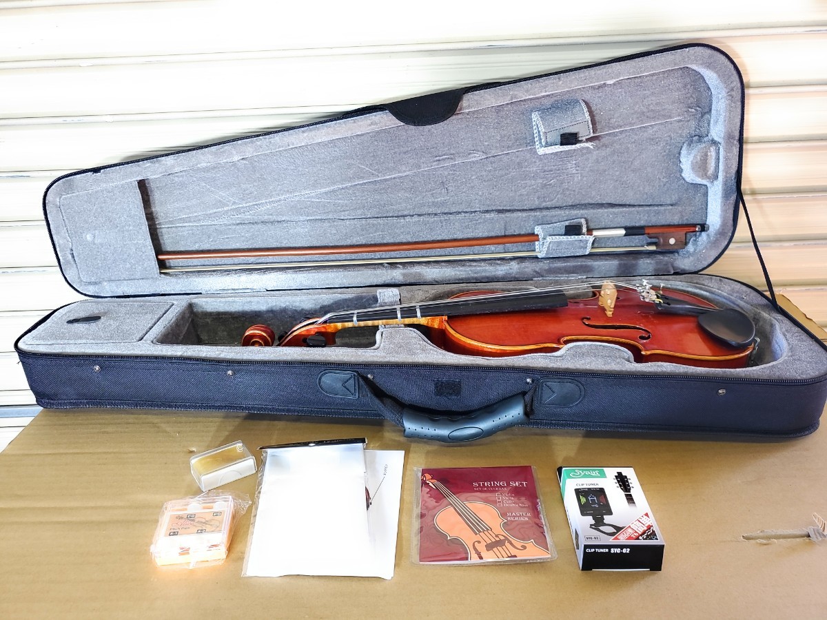 X003 Pygmalius ピグリマウス S-012 1/2 anno 1989 バイオリン 弓 セミハードケース ヴァイオリン 弦楽器_画像10