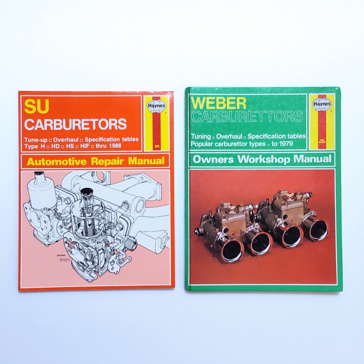 2 pcs. together! partition nzHaynes SU carburetor WEBER carburetor owner's Work shop manual repair manual CARBURETORS