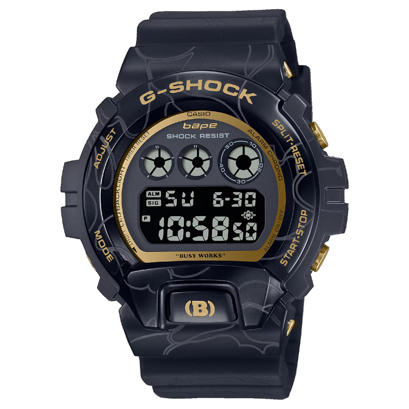 【新品未使用 / 国内正規】G-SHOCK x A BATHING APE Gショック ア ベイシング エイプ 30周年記念 限定 コラボモデル GM-6900BAPE-1 激レア_画像3