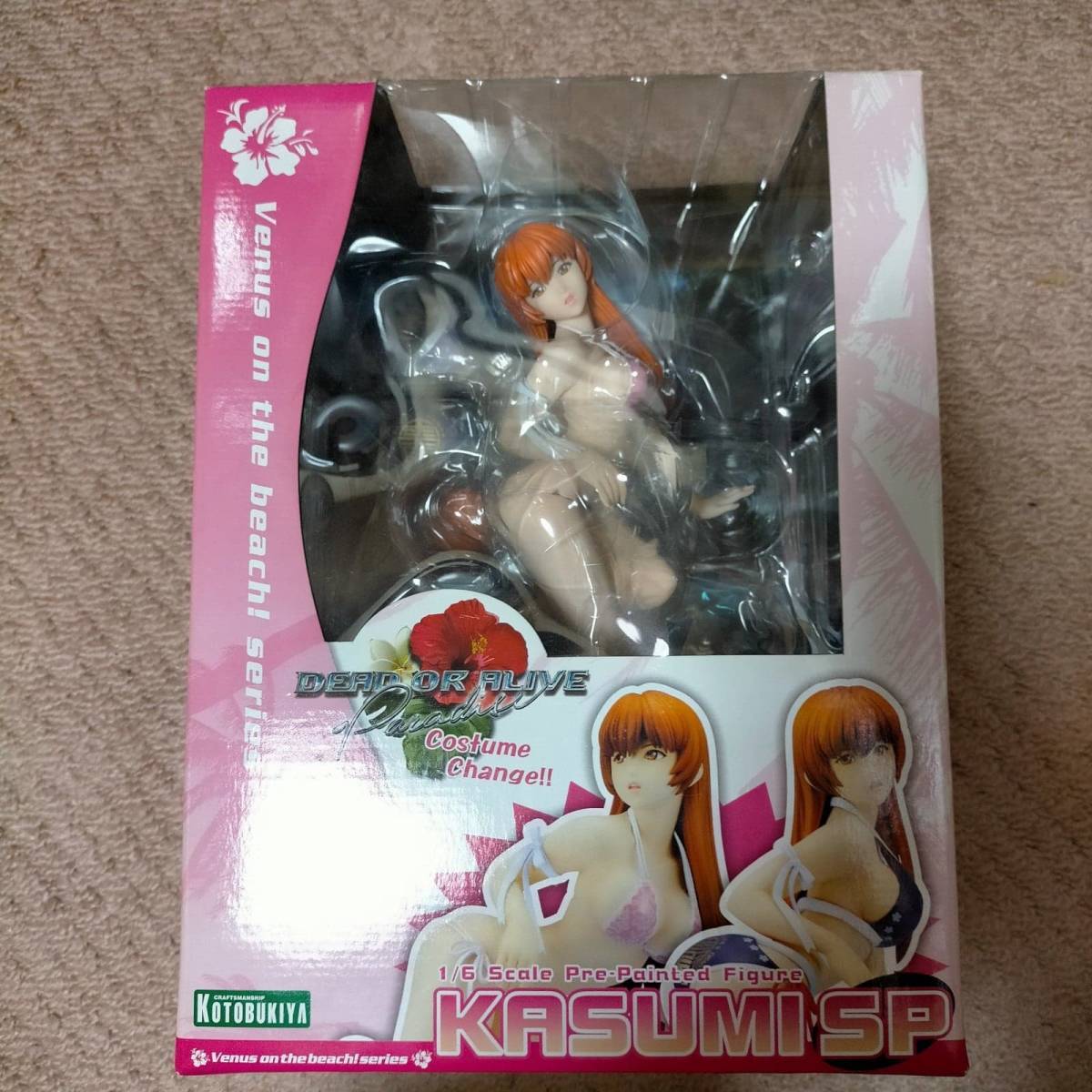 正規品 コトブキヤ ヴィーナスオンザビーチ デッドオアアライブ かすみ SP KOTOBUKIYA Venus on the beach DEAD OR ALIVE KASUMI Figure_画像1