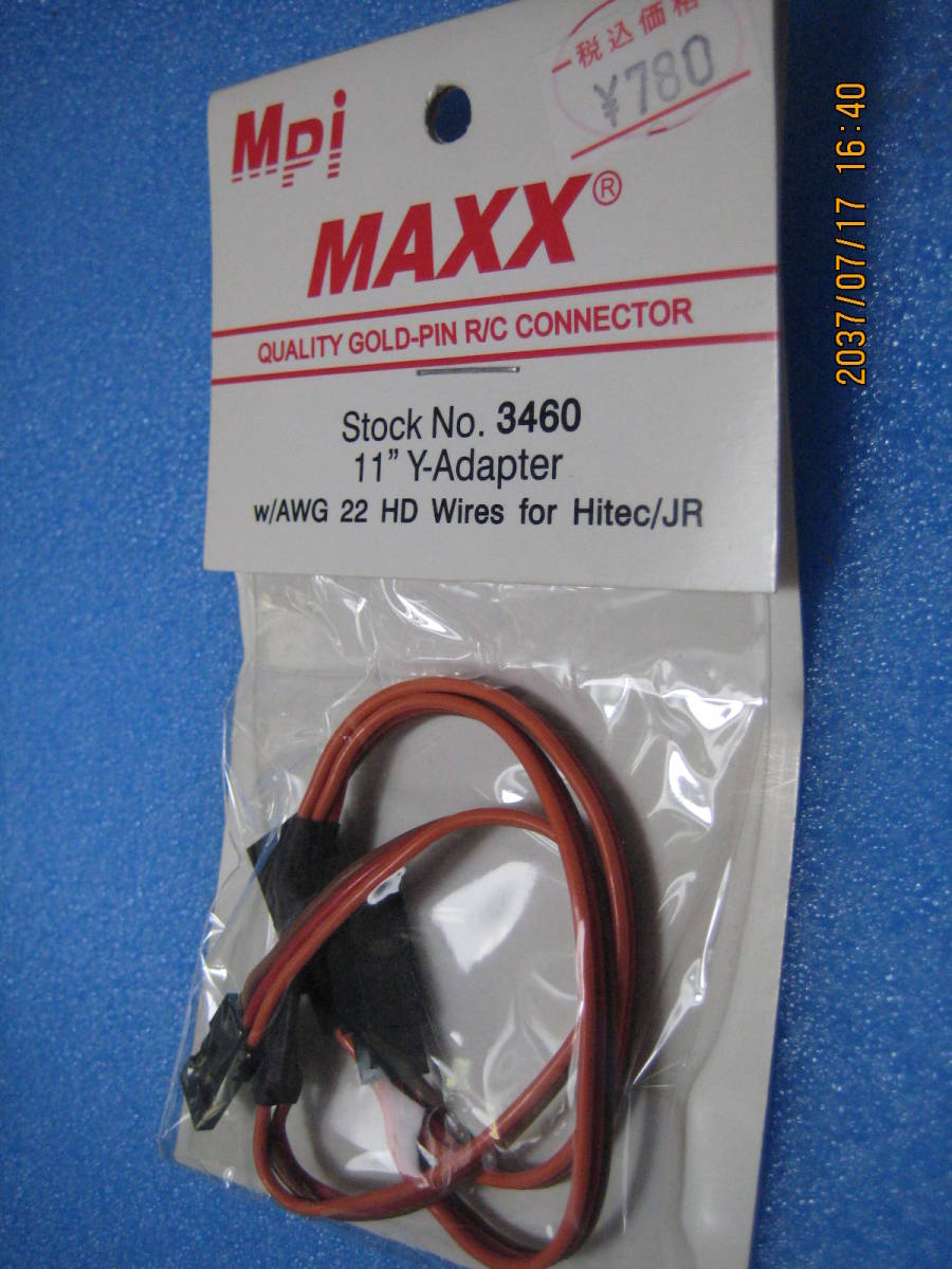 【新品即決】Mpi MAXX サーボ 二又コード JRタイプ 長さ：約280㎜、、、O中の画像1