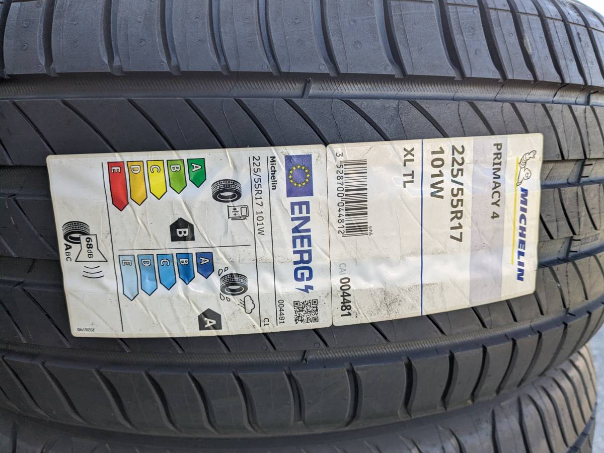 新品 ミシュラン 225/55R17 101W PRIMACY 4 　4本セット品_画像2