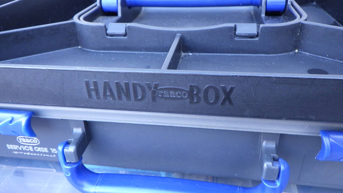 ★Raaco　HandyBox 部品ケース 中身（圧着端子やネジなど）もおまけで！　キャビネット　パーツケース　K1225E_画像2