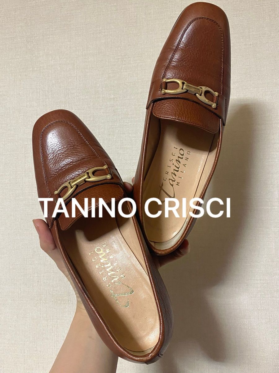 TANINO CRISCI タニノクリスチー 34 普段22.5cm 2回のみ使用 美品 ローファー