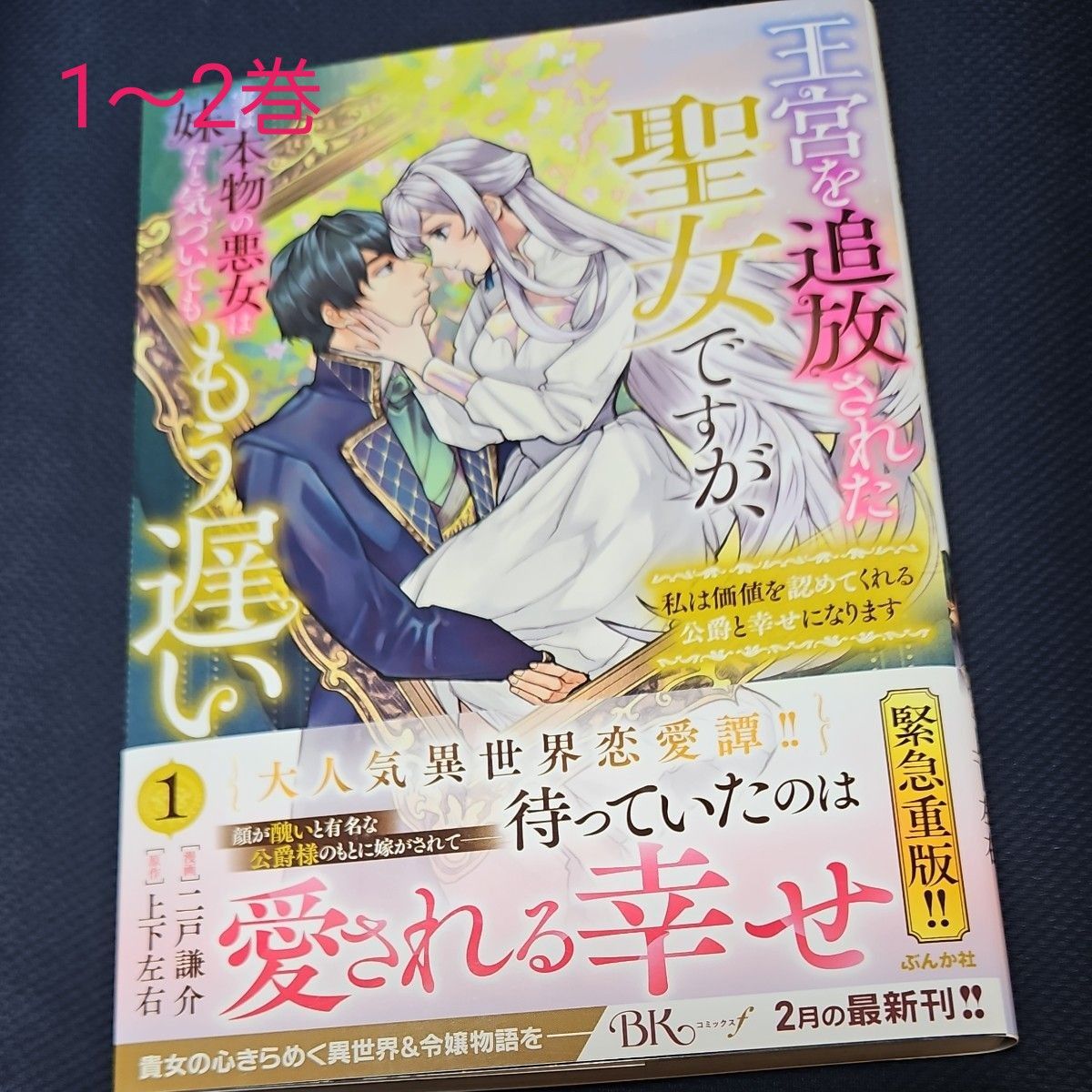 王宮を追放された聖女ですが、実は本物の悪女は妹だと気づいてももう遅い　私は価値を認めてくれる公爵と幸せになります　１～2巻