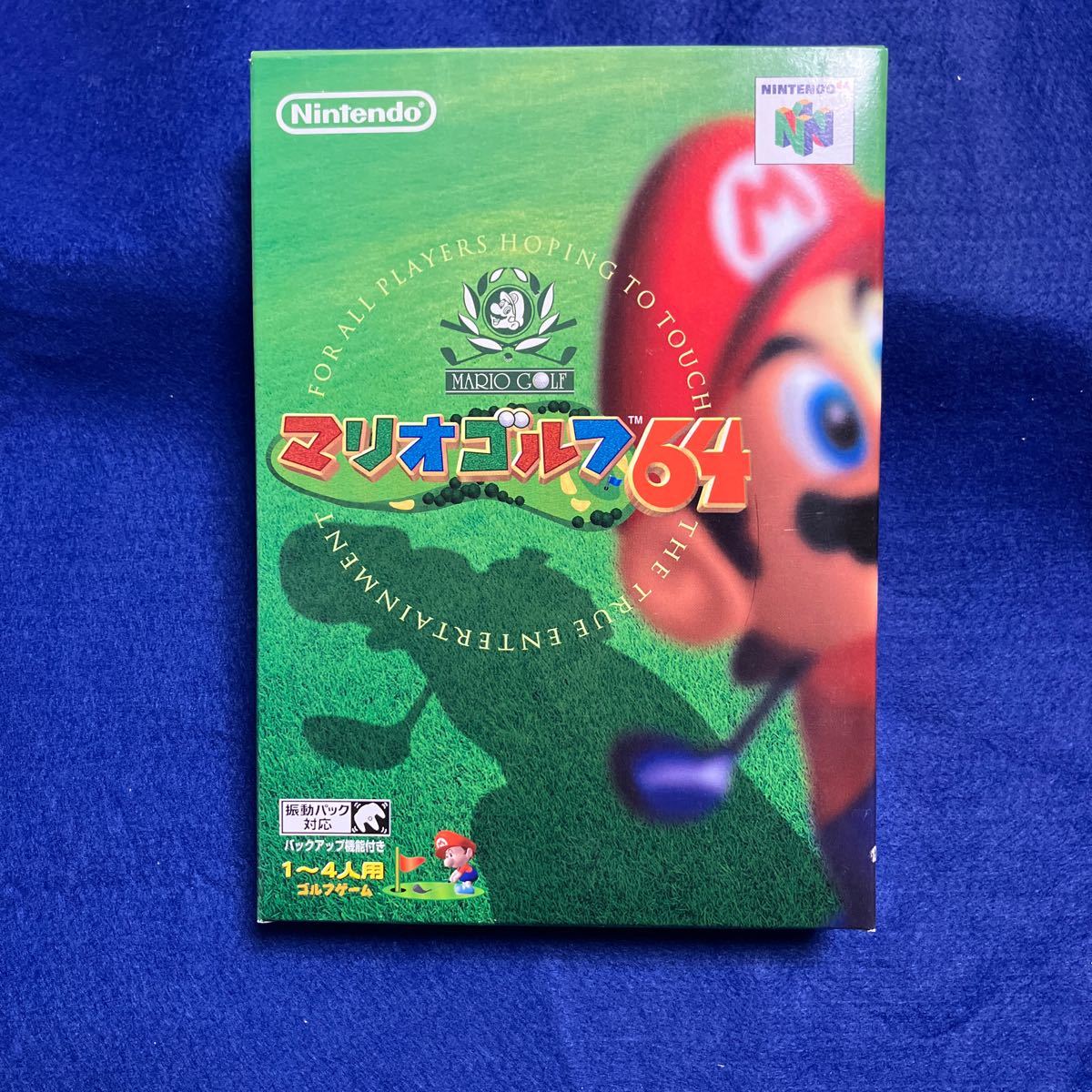 新品レア　N64【 マリオ ゴルフ 64 】MARIO GOLF 64　同梱可 国内正規品 レトロゲーム ロクヨン Nintendo64_画像1