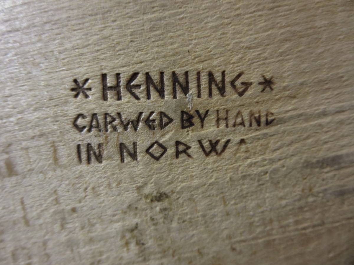 HENNING ヘニング (CARWED HAND・手彫り） NORWAY トロール人形 ・北欧・ヘニング・エンゲルセン.民芸品.民藝_HENNING (CARWED HAND・手彫り）