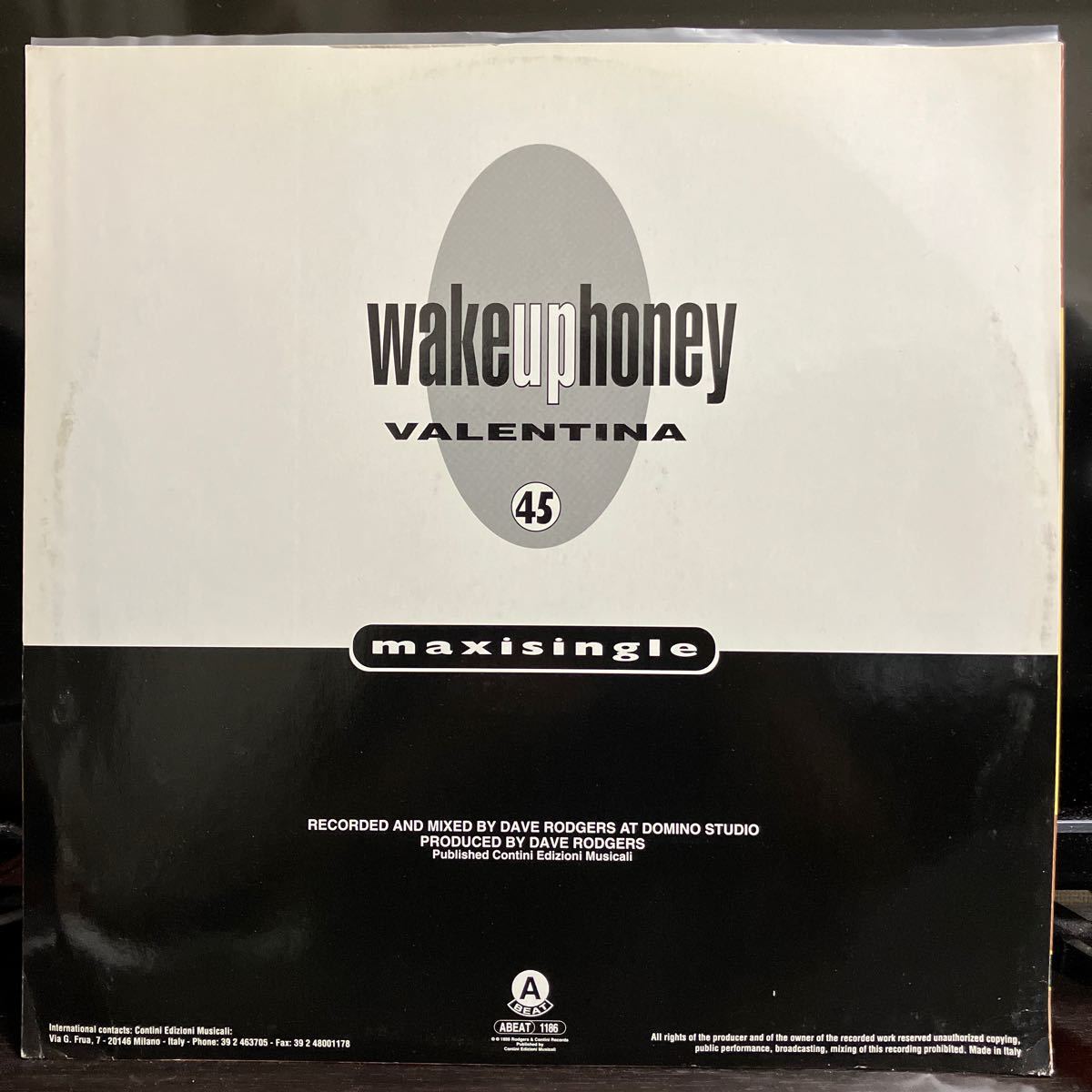 Valentina / Wake Up Honey 【12inch】の画像2