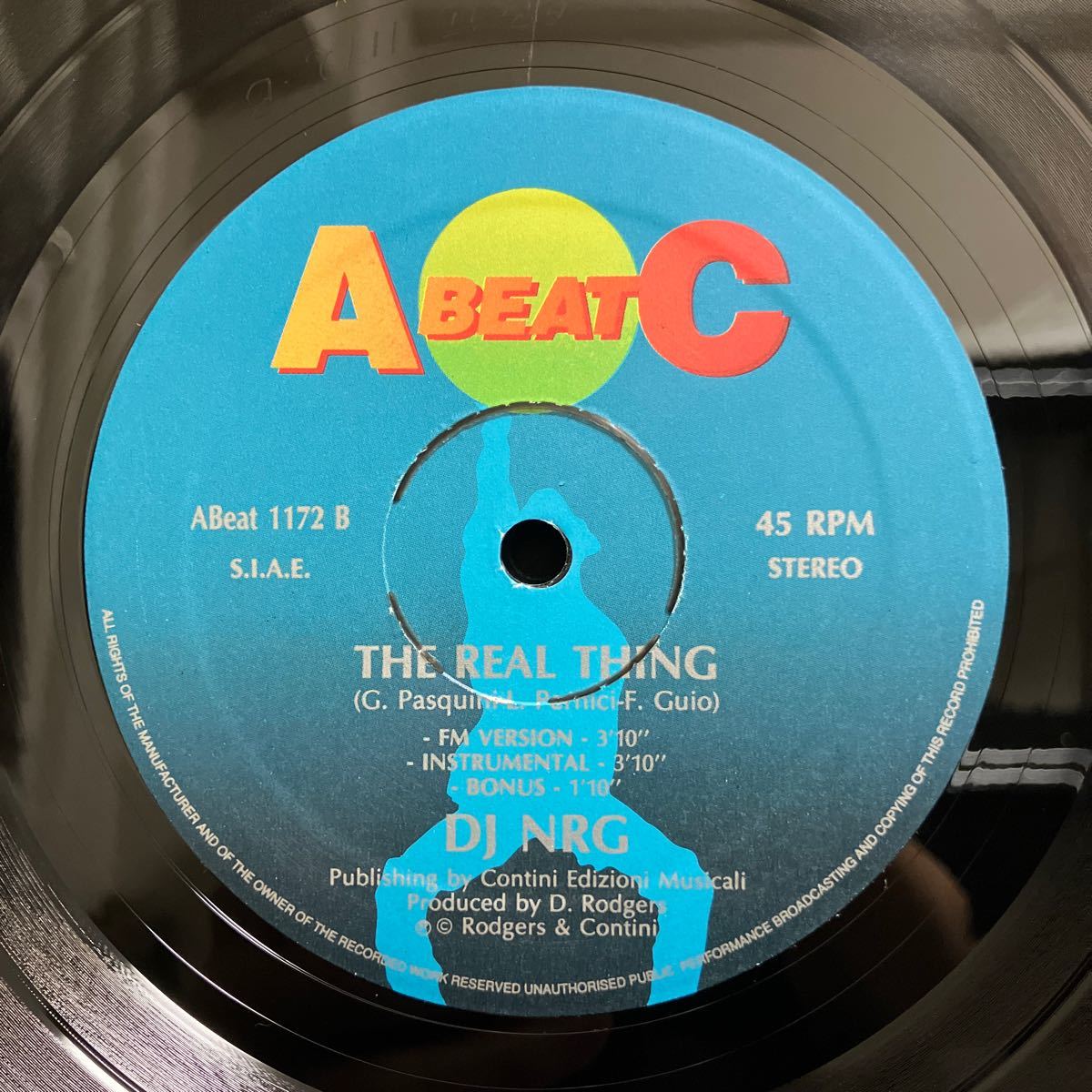 D.J. NRG / The Real Thing 【12inch】_画像4