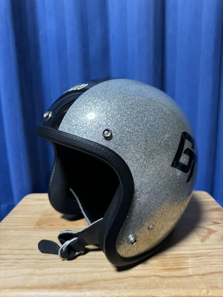 BUCO ブコ ベビーブコ GT メタルフレーク ラメ ジェットヘルメット Mサイズ相当_画像1