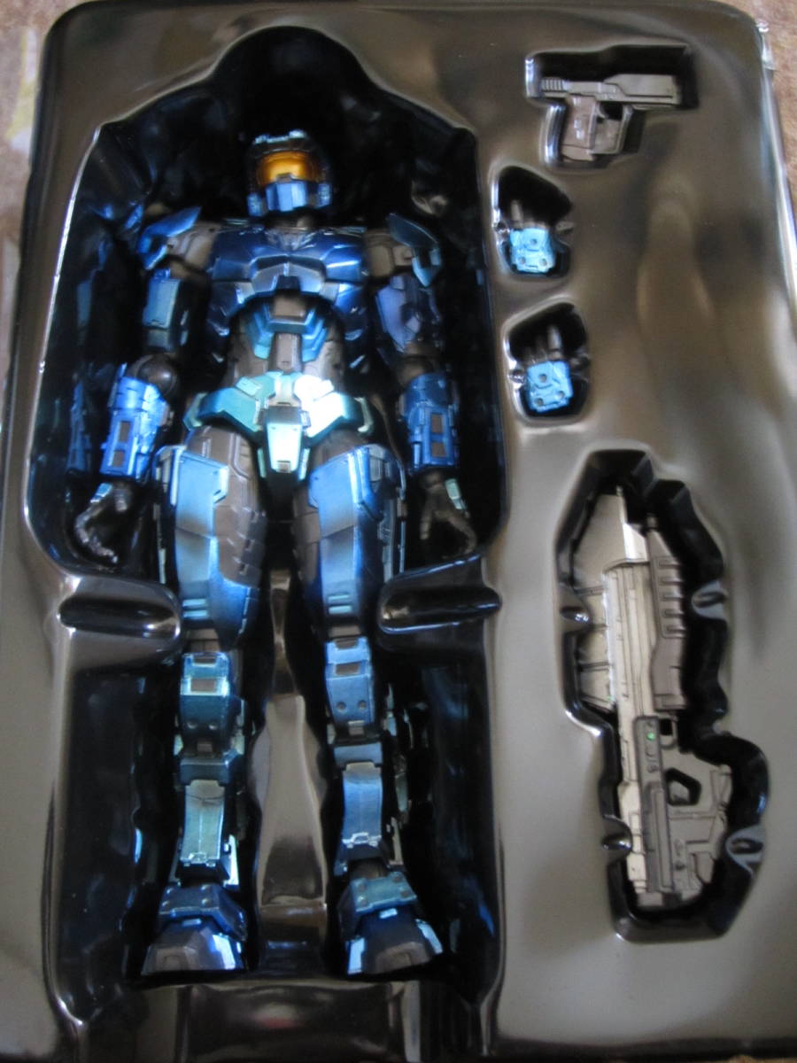 HALO ヘイロー プレイアーツ 改 PLAY ARTS 改 スパルタン マークⅤ Blue 開封品 訳あり_画像3