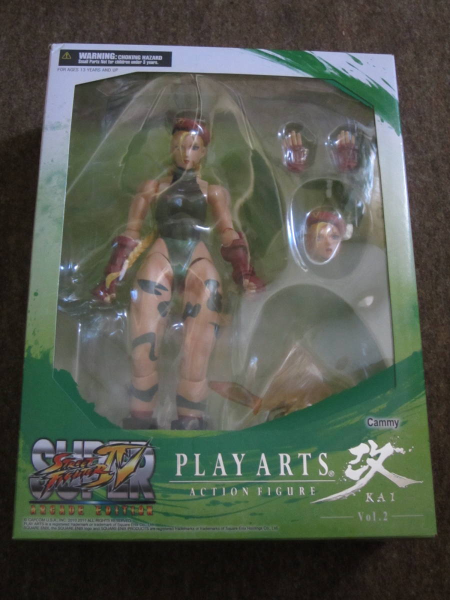 スーパーストリートファイター ４ SUPER STREET FIGHTER Ⅳ プレイアーツ 改 PLAY ARTS 改 キャミィ 開封品 訳あり_画像1