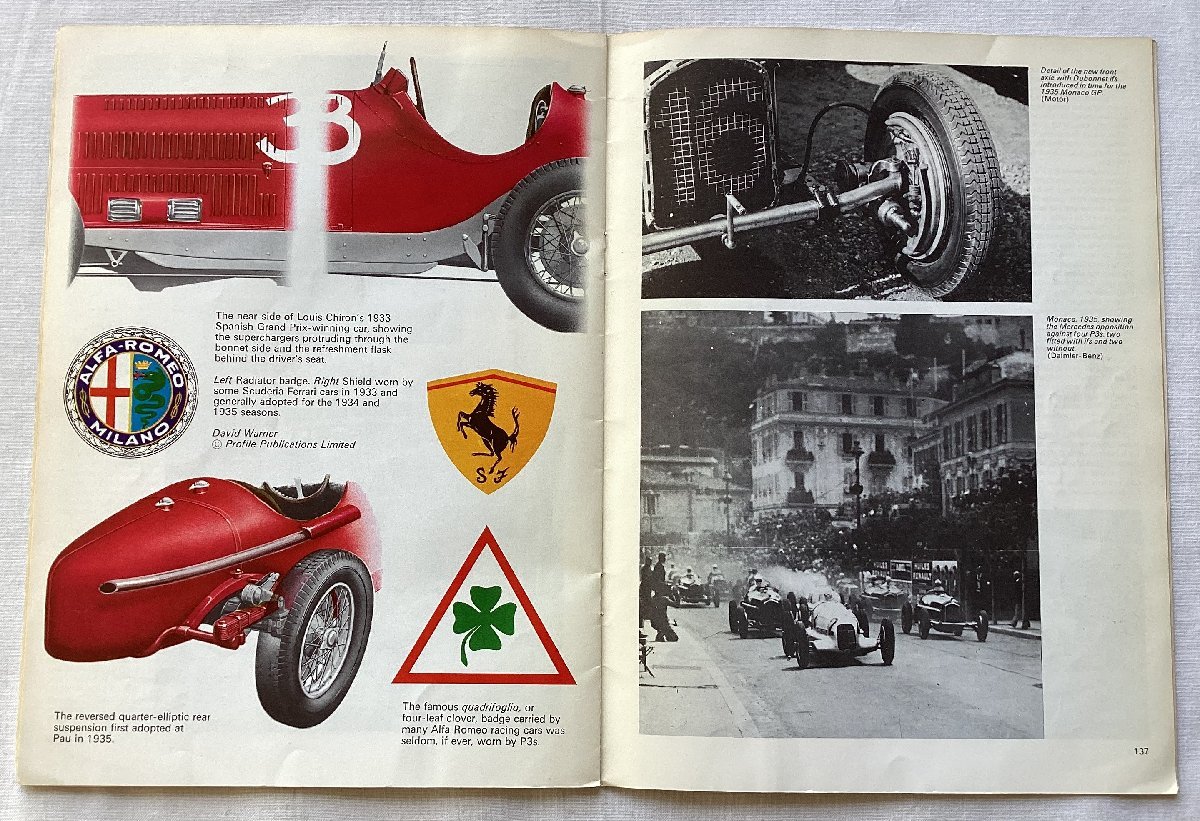 ★[68676・Alfa Romeo Monoposto Type B P3 ] CARS INPROFILE NO6. ★_画像2