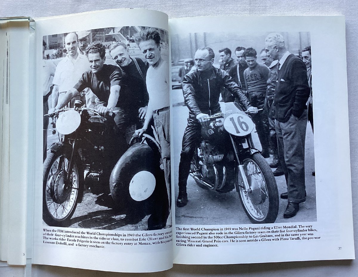 ★[68825・特価洋書 MOTORCYCLE ROAD RACING ] The 1950s In Photographs. ★_画像4