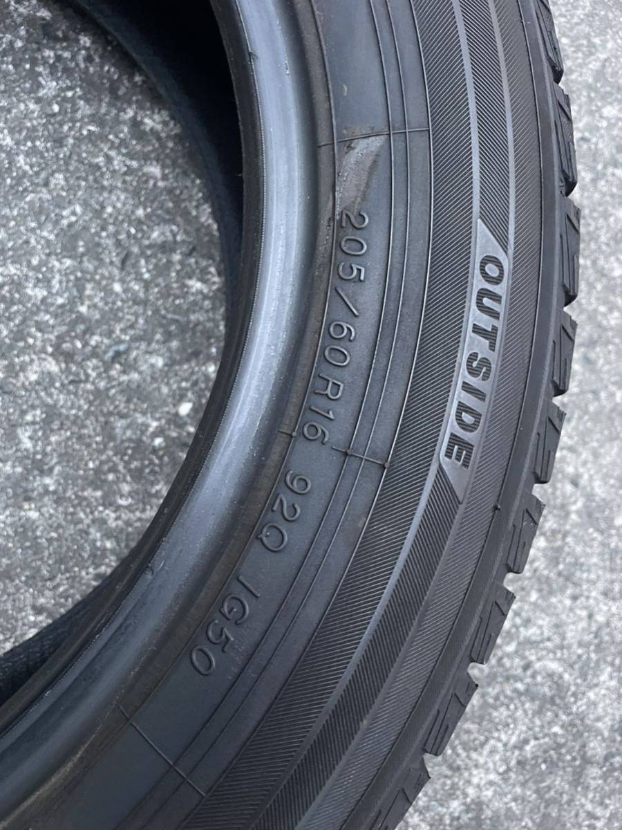 中古☆スタッドレスタイヤ★205/60R16☆ヨコハマ★4本セット_画像3