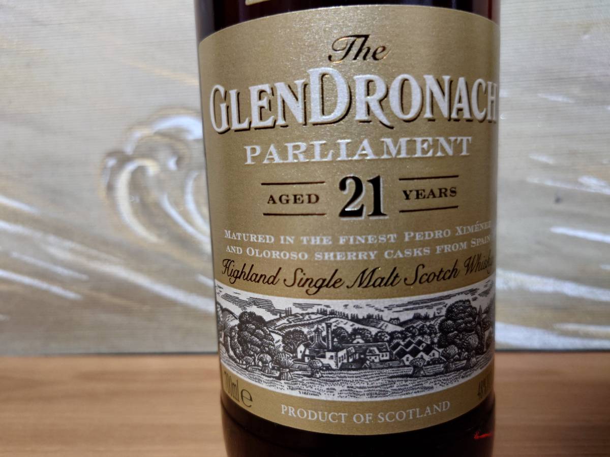 ■送料無料■ GLENDRONACH グレンドロナック パーラメント 21年 700ml 48% 検索 マッカラン 10 12 15 18 21 25 30 シェリー 旧　オールド