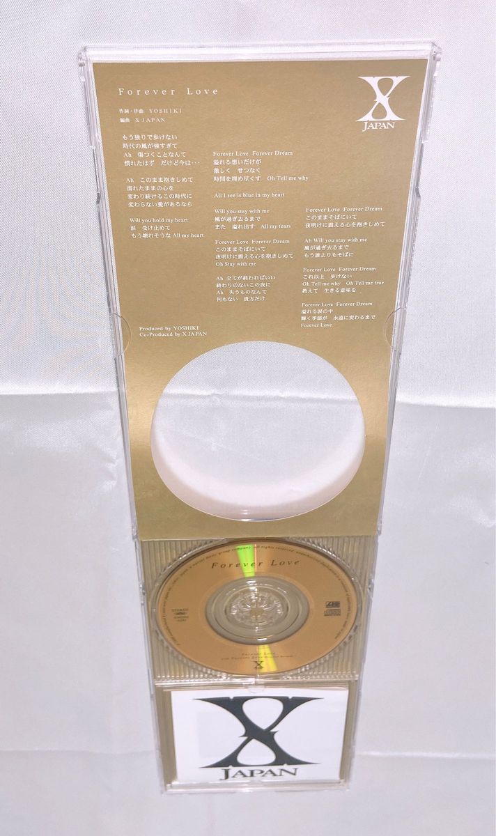 【限定】X JAPAN SCARS Forever Love GOLD DISC