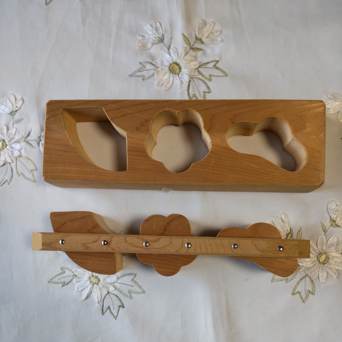 木型　おにぎり型　押し寿司型　菓子型　おむすび型　弁当　木製４個 レトロ　_画像5