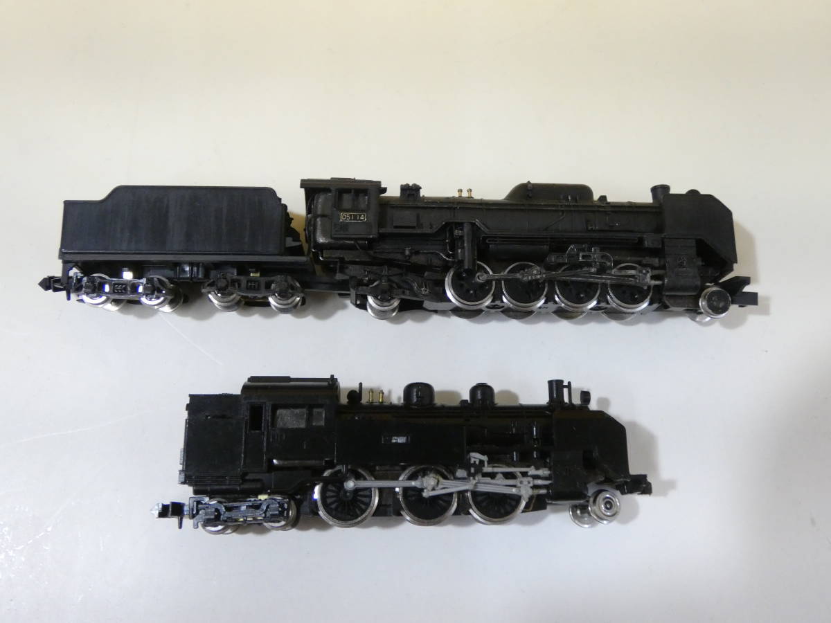 【ジャンク扱い】Nゲージ　KATO？　蒸気機関車　D51　C11？　2点まとめて　【鉄道模型】J5　Ｓ299_画像2