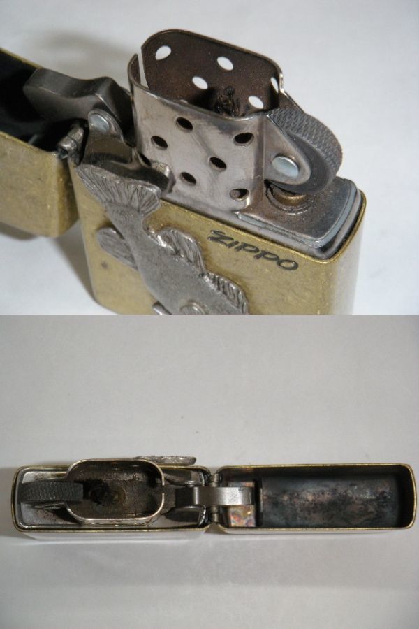 ★ジッポー/Zippo オイル ライター/LARGE MOUTH BASS/MADE IN USA/喫煙具/希少★_画像8