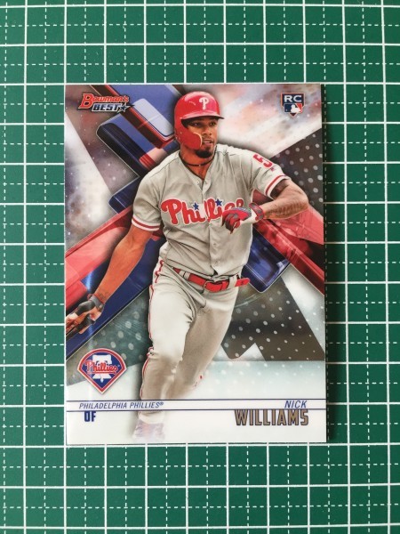 即決のみ！★TOPPS MLB 2018 BOWMAN'S BEST #26 ニック・ウィリアムズ（NICK WILLIAMS）【フィラデルフィア・フィリーズ】ルーキー RC 18★_画像1