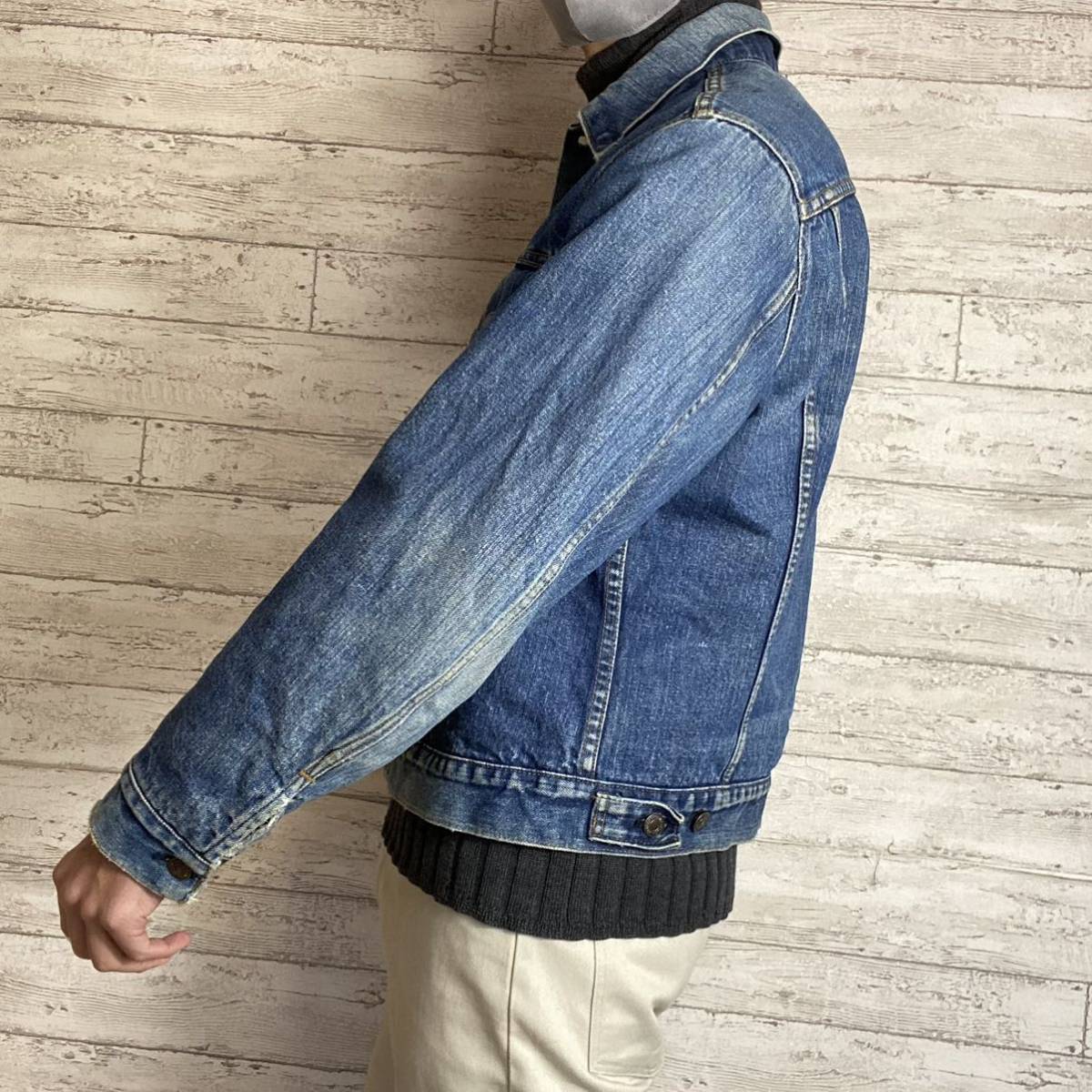 70's Levi's 70505 TROY ブランケット付き デニムジャケット USA 70's Levi's 70505 TROY ブランケット付き デニムジャケット USA