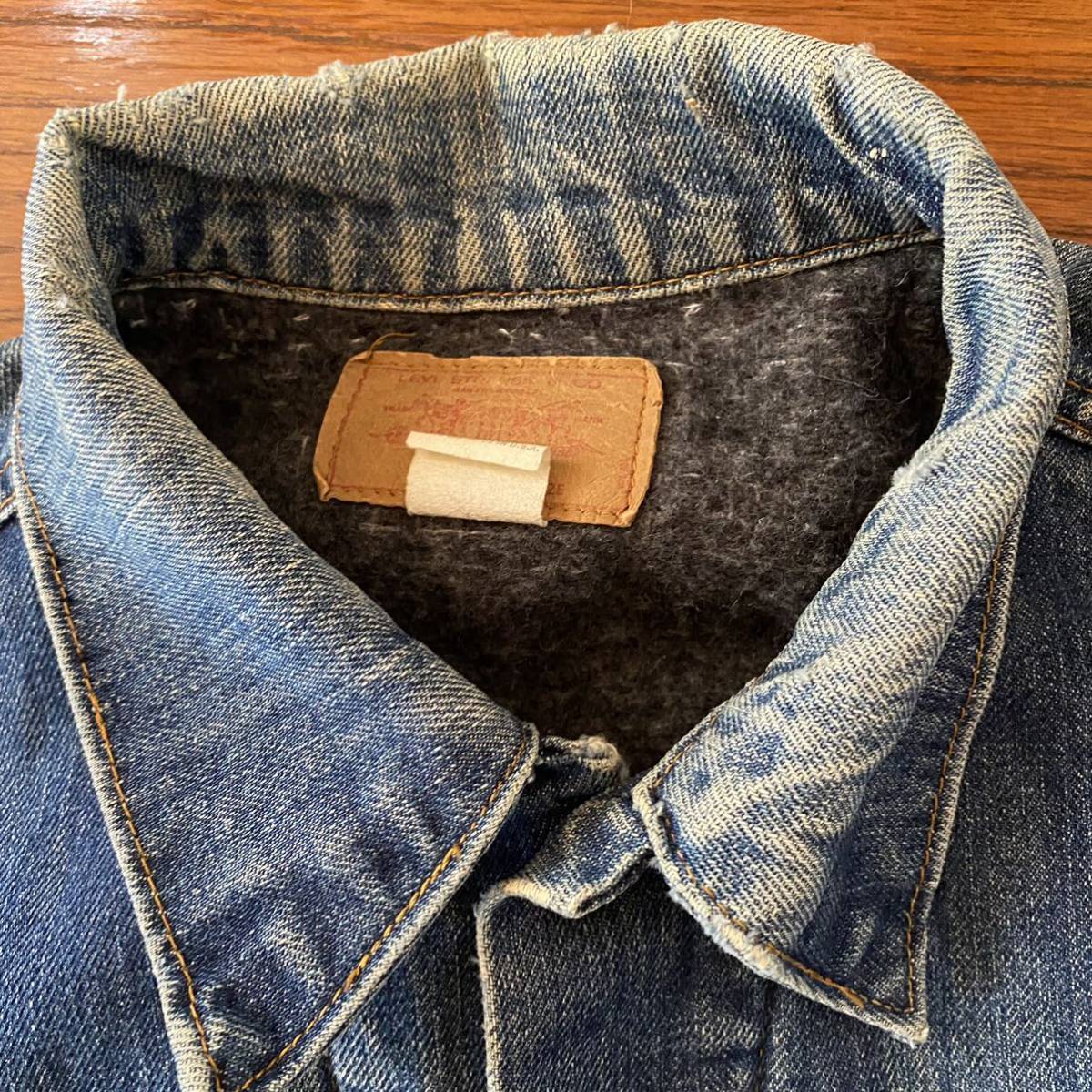 70's Levi's 70505 TROY ブランケット付き デニムジャケット USA 70's Levi's 70505 TROY ブランケット付き デニムジャケット USA
