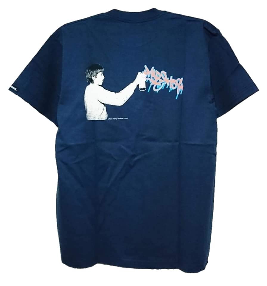 超爆レア希少！新品未使用！STUSSY オールドステューシー/アメリカ製/2005/CUSTOMADE/カスタメイド/限定Tシャツ M ネイビー 入手困難！_画像4