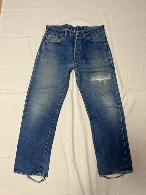 Levis LEVIS 66前期　古着　ヴィンテージ　501 赤耳　オリジナル　デニム　ジーンズ　ボロ　リペア　_画像1