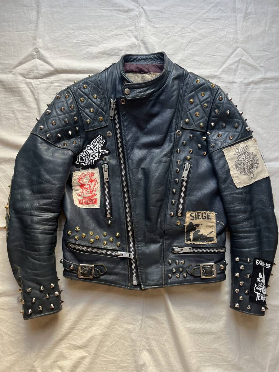 Wolf Leather ウルフレザー 鋲ジャン モンザ ライダース Ripcord Wolf Leather ウルフレザー 鋲ジャン モンザ ライダース Ripcord