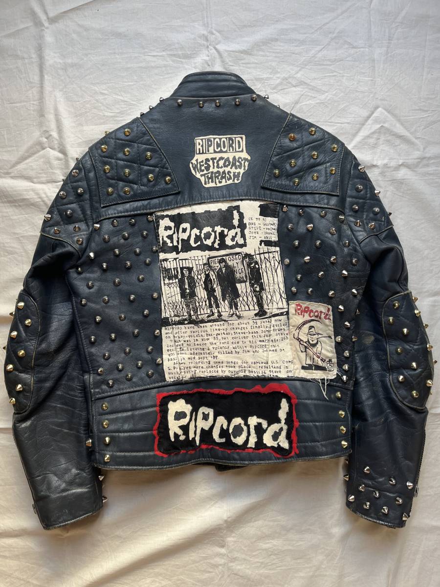 Wolf Leather ウルフレザー 鋲ジャン モンザ ライダース Ripcord Wolf Leather ウルフレザー 鋲ジャン モンザ ライダース Ripcord