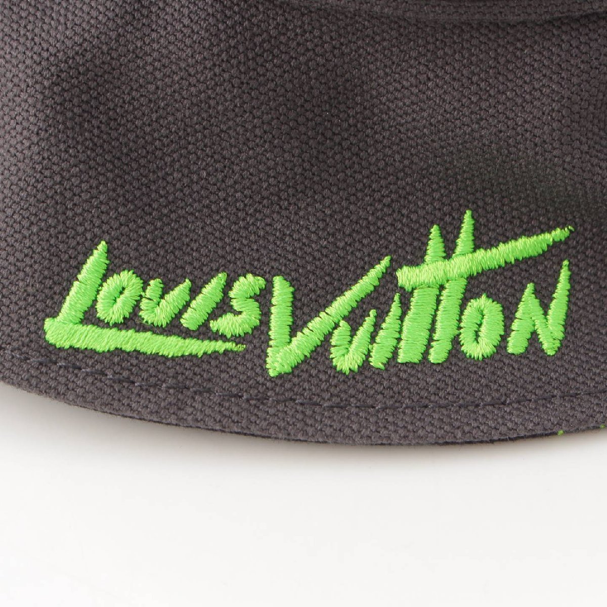 【ルイヴィトン】Louis Vuitton メンズ LV プレイ モノグラム リバーシブル バケットハット ブラック M 【中古】195549_画像9