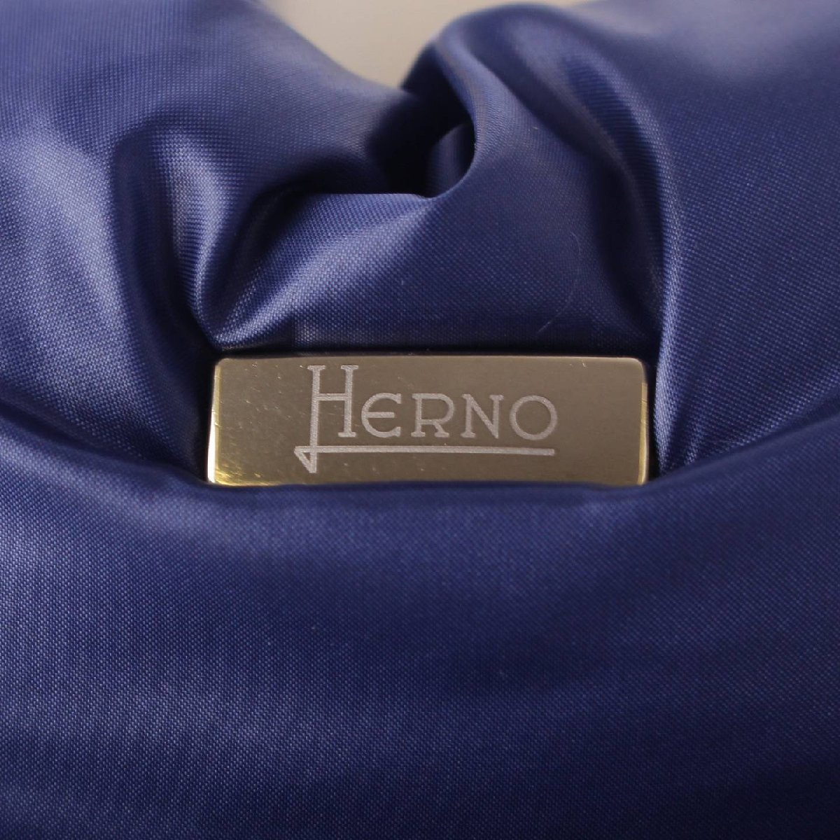 [ hell no]Herno 21AW eko fur hood down jacket PI1288D blue 40 [ used ][ regular goods guarantee ]196788