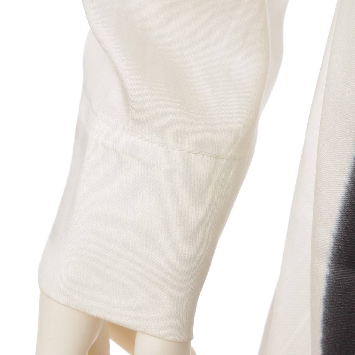 【イッセイミヤケ】Issey miyake　SLICE One-Sleeved Dress Melon スライスメロン ドレス ワンピース ホワイト 2 【中古】197542_画像6