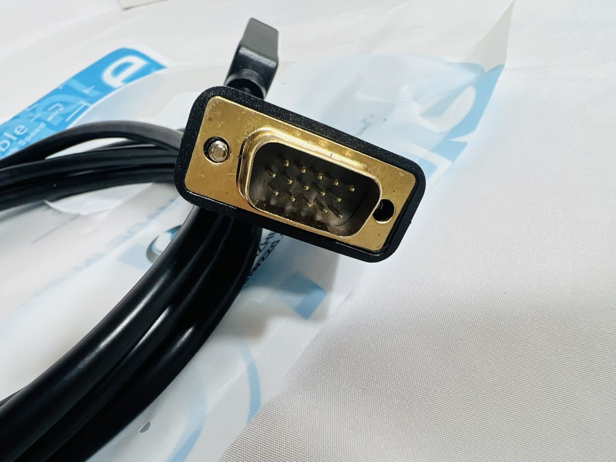 HDMI -VGA ゴールドメッキ　ケーブル　1M_画像7