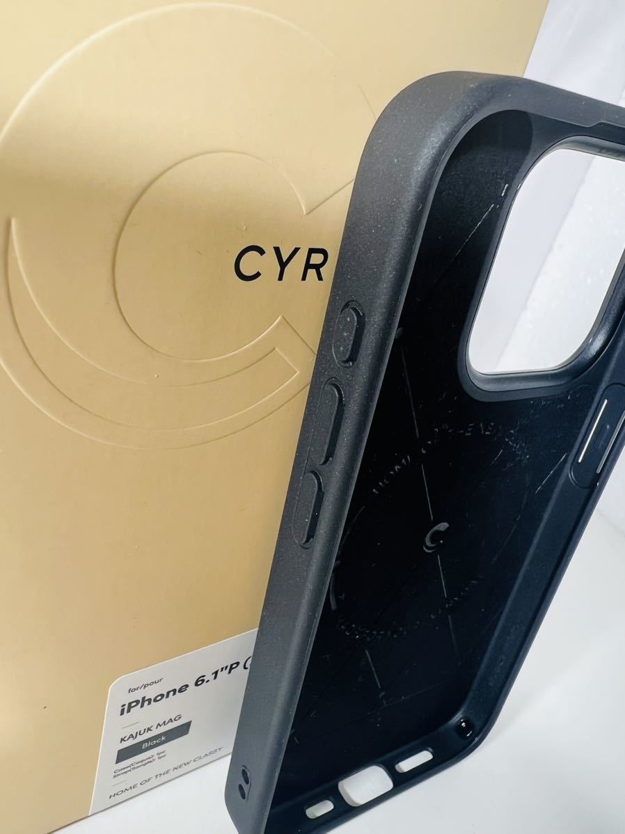 CYRILL】 by Spigen iPhone ケース 6.1インチ レザーTPU ケース ストラップ穴付き_画像8