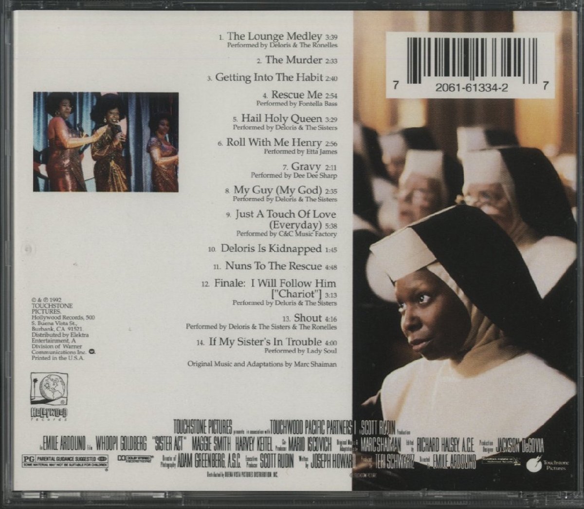 CD/ OST / SISTER ACT / 天使にラブ・ソングを / 輸入盤 HR-61334-2 31203M_画像2