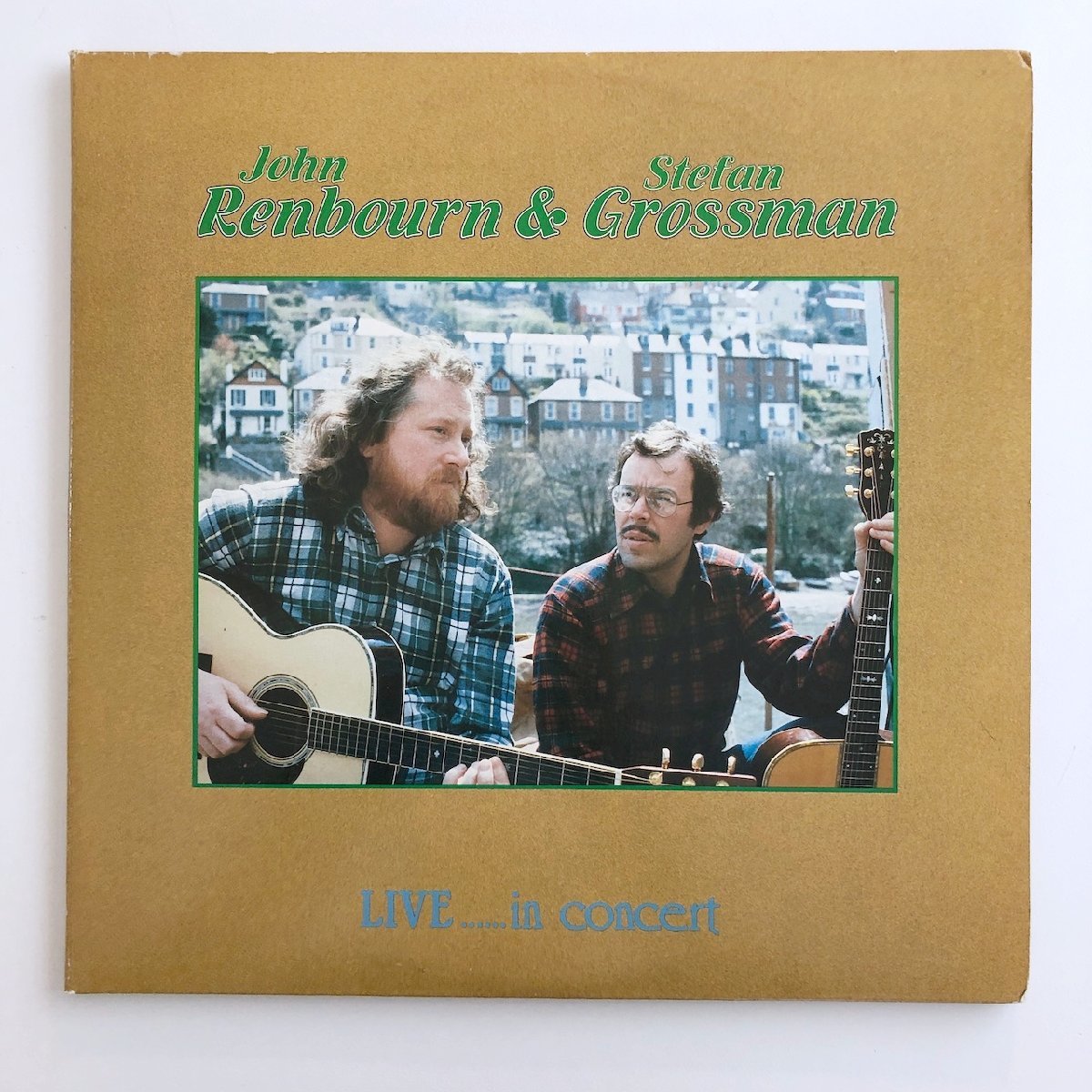 LP/ JOHN RENBOURN & STEFAN GROSSMAN / LIVE... IN CONCERT / ステファン・グロスマン / UK盤 2枚組 サイン入り SHANACHIE95001 31203_画像1