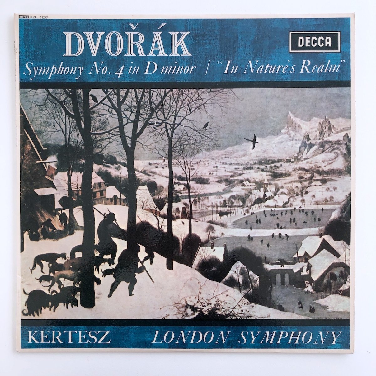 LP/kerutes, London реверберация приятный ./dovoru The -k: симфония no. 4 номер / UK запись оригинал ED2 DECCA SXL6257 31203