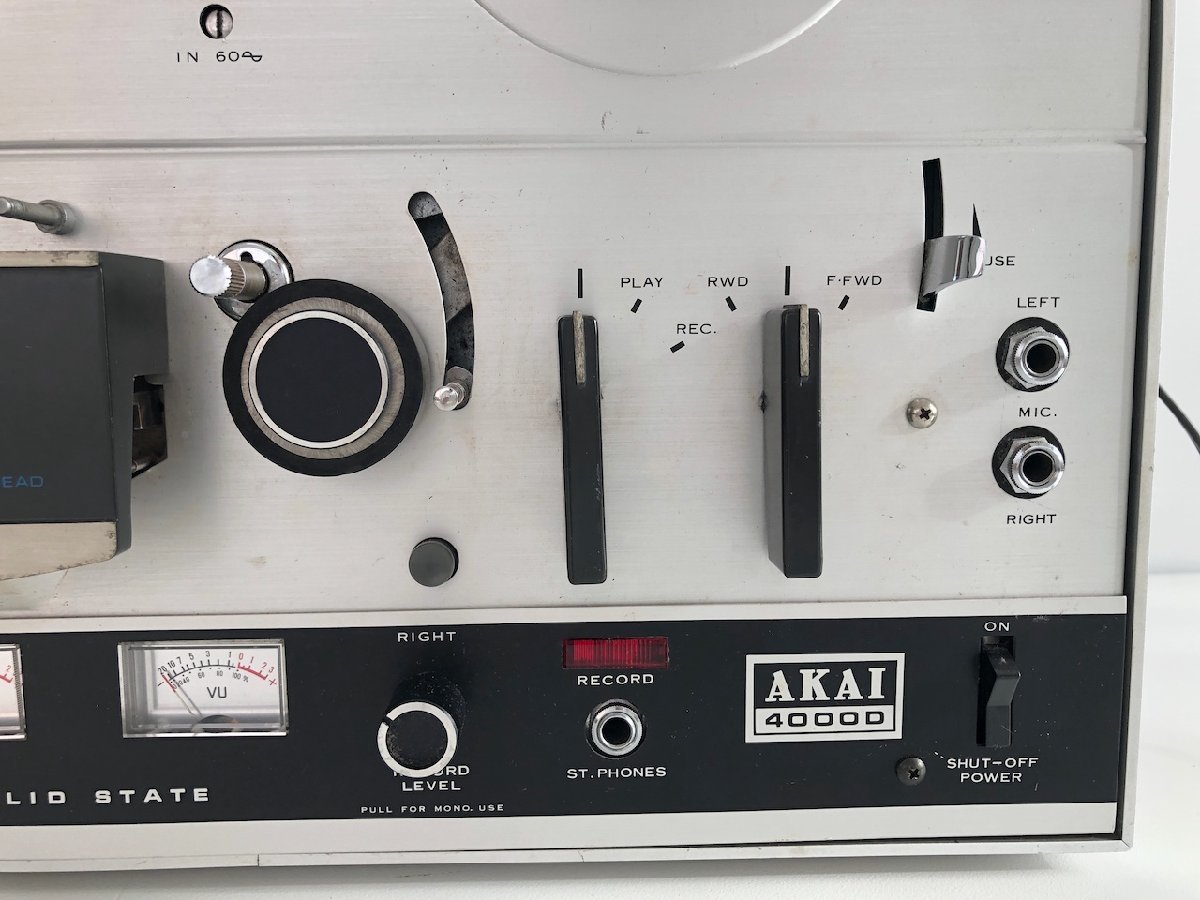 AKAI 4000D 取説付き アカイ ジャンク品　オープンリールデッキ_画像5