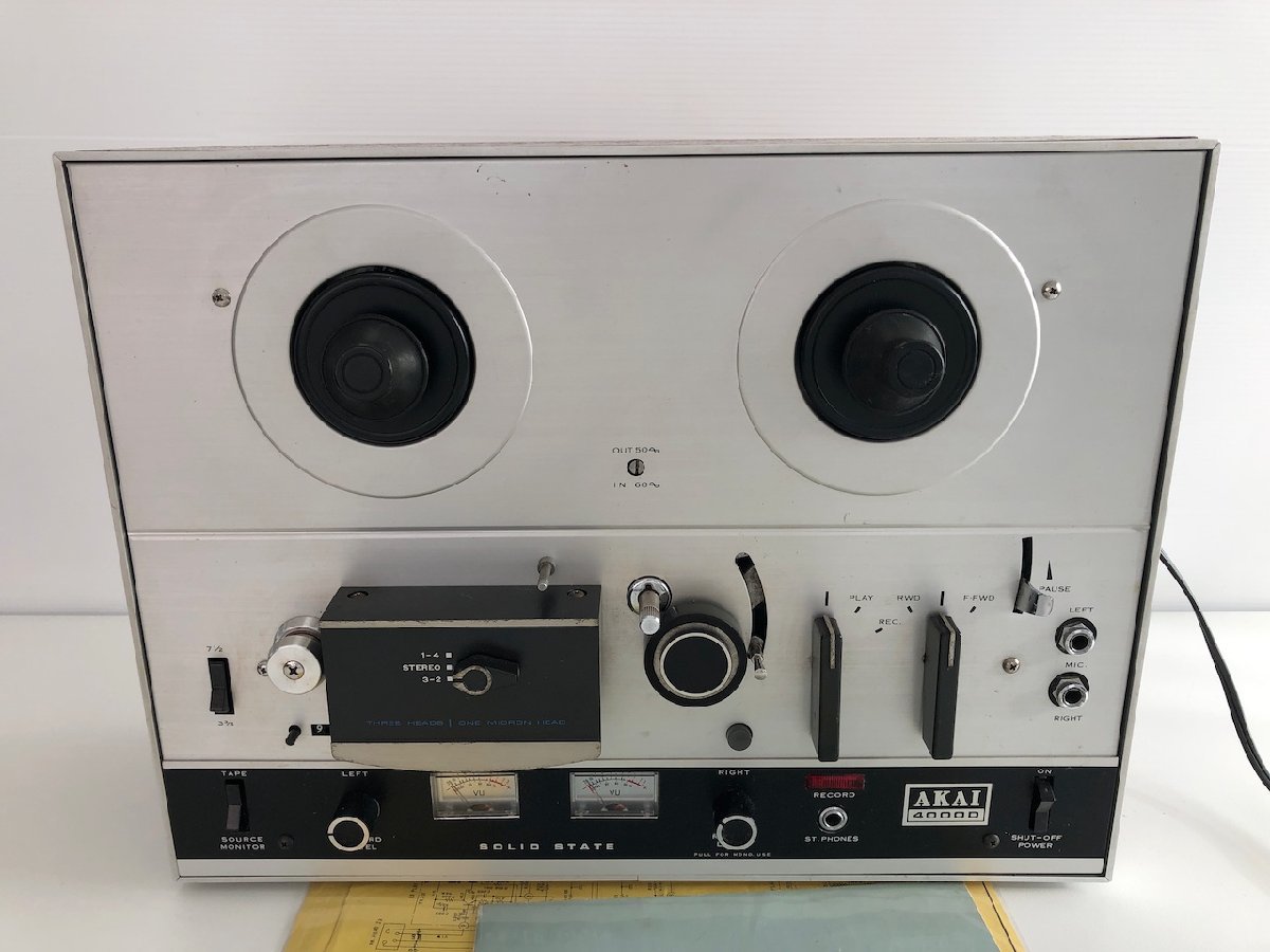 AKAI 4000D 取説付き アカイ ジャンク品　オープンリールデッキ_画像1