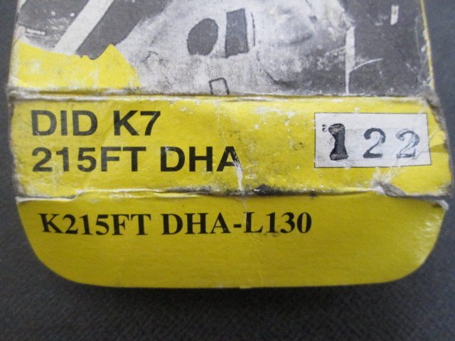 F486■レーシングカート チェーン / DID K7 215FT DHA 122 / K215FT DHA-L130 / 美品の画像5