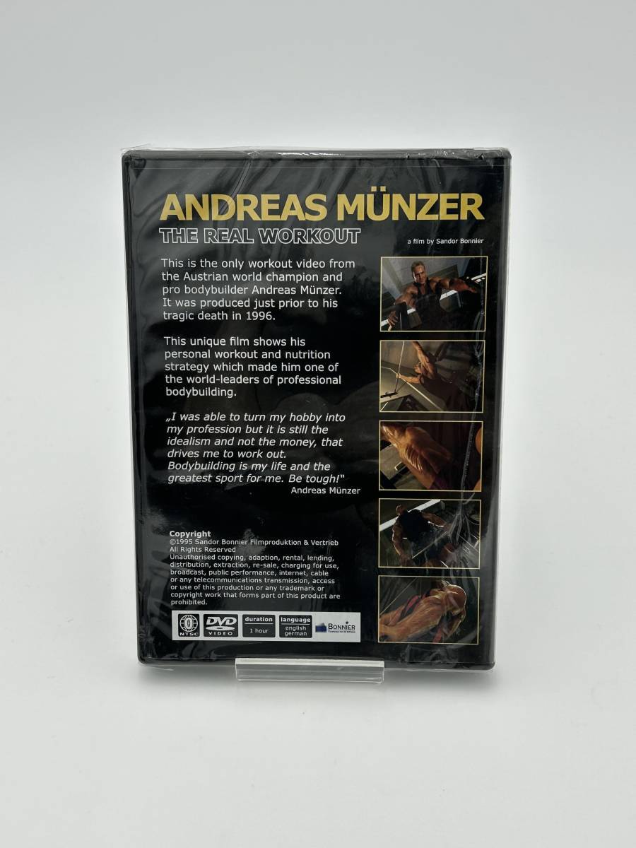 ◆ 新品未開封 THE REAL WORKOUT　ANDREAS MNZER　 アンドレアス・ミュンツァー ボディビル　DVD_画像2