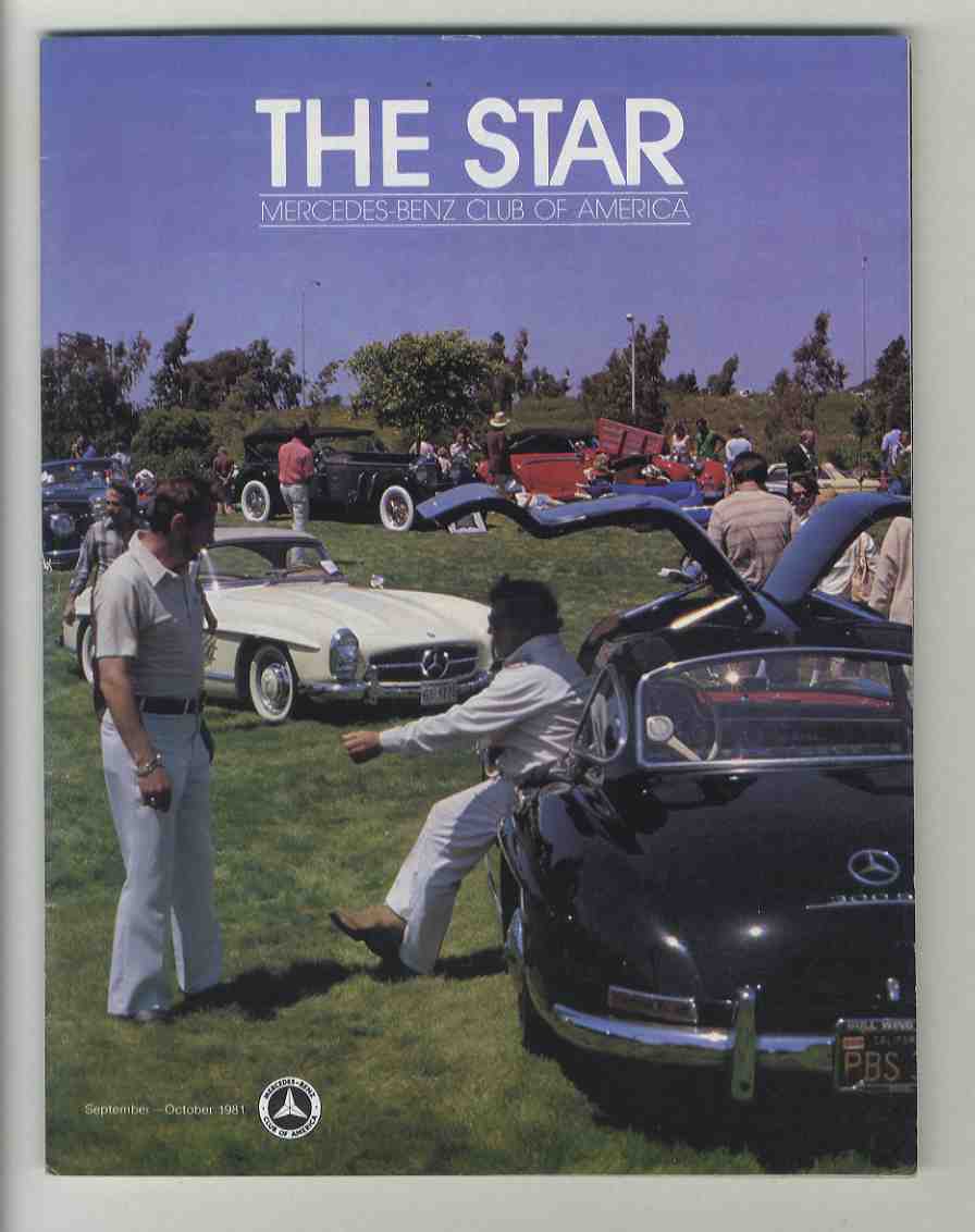 【d0869】81.9・10 The Star [Mercedes-Benz Club of America]／サンディエゴでのイベント、…(米国メルセデスベンツ・クラブの機関誌)_画像1