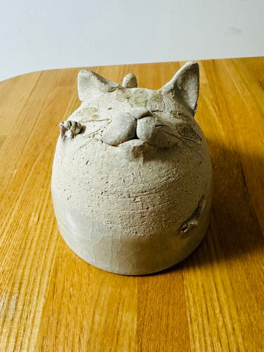 猫 マグカップ  新品未使用 陶器 陶芸 招き猫