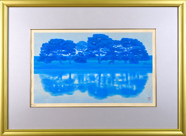 東山魁夷(京洛春秋 夕涼 生前作)木版画 真性保証 Acre chuguevrda.gov.ua