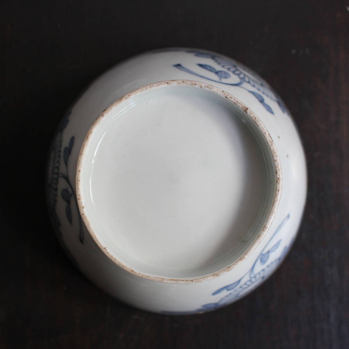 古伊万里 染付菊花紋蓋茶碗 蓋付飯茶碗 古民藝 民芸 古伊万里 染付菊花紋蓋茶碗 蓋付飯茶碗 古民藝 民芸